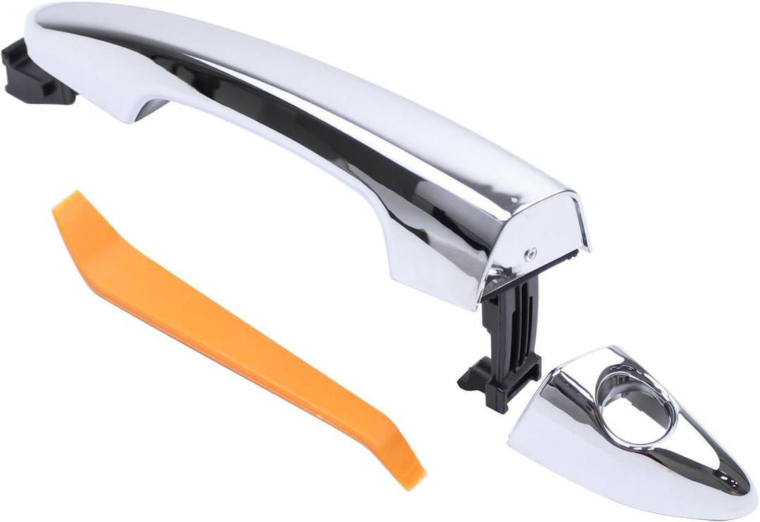 ApplianPar Front Driver Side Exterior Door Handle Chrome for Hyundai Sonata 2015-2019