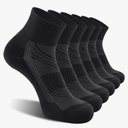 CelerSport 6 Pack Men's Ankle Socks with Cushion, Sport Athletic Running Socks