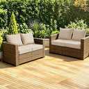 Outdoor Deep-Seat Cushion Set, 24 * 24 * 5.75inch, Beige, Set of 4