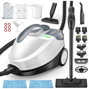 Steam Cleaner with 28 Accessories for Home, 1800W Powerful Multipurpose Steam Mop with 1.5L Tank for Floor Cleaning, Chemical-Free Heavy Duty Steamer for Cleaning Floors, Couch, Tile, Grout and Car Steam Cleaner with 28 Accessories for Home, 1800W Powerful Multipurpose Steam Mop with 1.5L Tank for Floor Cleaning, Chemical-Free Heavy Duty Steamer for Cleaning Floors, Couch, Tile, Grout and Car