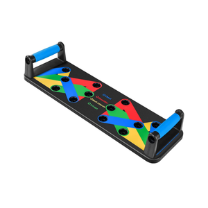 Push Up Board 9 in 1 Home Workout Equipment Multi-Functional Pushup Bar System Fitness Floor Chest Muscle Exercise Professional Equipment Burn Fat Strength Training Arm