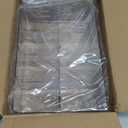 Clear Tea Bag Organizer, Dresser Organizers Drawer Organzier Storage Container with Removable Dividers, Plastic Storage Bin with Lid, Organizer for Scarves Ties Bras (Medium-8 Grids)