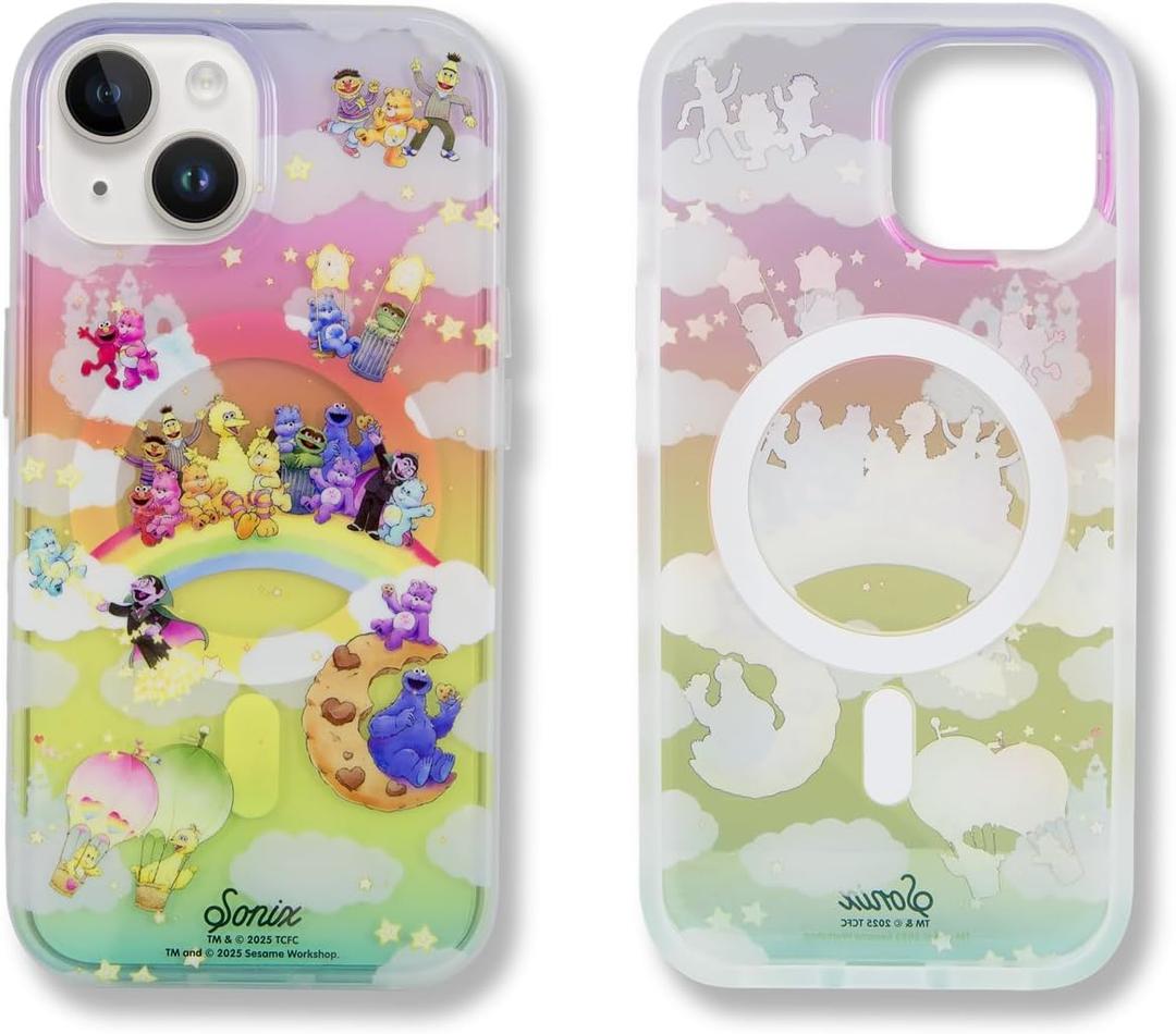 Sonix Protective Cases for iPhone 15, 14, 13 | Compatible with MagSafe | 10ft Drop Tested | Care Bears x Sesame Street