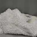 White Bathroom Rugs Chenille Bath Mat Set 3 Piece, Extra Soft, and Absorbent Shaggy Rugs, Machine Wash and Dry, Perfect Plush Carpet Mats for Tub, Shower, Bathroom Rug Mats