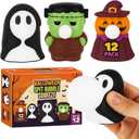 ArtCreativity Halloween Spit Bubble Squeeze Toys - Set of 12 Squeeze Toys - Squishy Stress Toys That Blow Bubbles When Squeezed - Non-Candy Goodie Bag Stuffers for Kids
