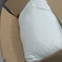 OKBA Throw Pillows Insert Set of 2, with 100% Cotton Cover, Bed and Couch - Indoor Hotel Decorative Pillows, 26x26 in White Pillows Inserts
