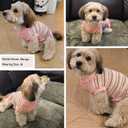 HeavenEye Dog Surgery Recovery Suit Onesies-Soft Cone Alternative for Female & Male Dogs, Post-Op Protective Wear, Stop Licking, Comfy Body Suit for Spay/Neuter After Surgery (Striped Pink,L)