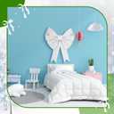 Leinuosen Large Whiter Bow Party Decorations Big Twist Tie Bows Giant 30 Inch Coquette Birthday Decorations Wreath Wall Hanging Tree Topper Decor for Home Bachelorette Wedding Bridal Shower