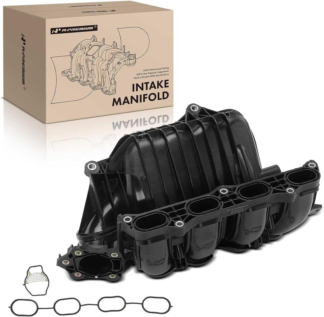 A-Premium Upper Intake Manifold Compatible with Toyota Camry 2002-2011, RAV4 2004-2005, Solara 2002-2008 & Scion tC 2005-2006 & Lexus HS250h 2010-2012, 2.4L