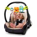 Bright Starts Take Along Musical Carrier Baby Activity Toy Bar, Hanging Car Seat Toy, 4 Fun Melodies, Fine Motor Skill Development Ages Newborn +, Multi-Color