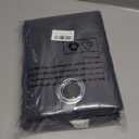 ChrisDowa Grommet Blackout Curtains for Bedroom and Living Room - 2 Panels Set Thermal Insulated Room Darkening Curtains (Dark Grey, 42 x 63 Inch)