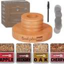 Cocktail Smoker Kit, Old Fashioned Smoker Kit for Bourbon Whiskey Drink, Smoker Infuser Kit with 4 Flavors Wood Chips, Birthday Father's Day Gifts for Husband, Men, Dad