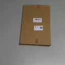 Pure White Classic Beadboard Wall Plates, Light Switch Covers, Electrical Outlet Covers, Switch Plates of Various Combinations, Nature Bamboo Fiber Wall plate (1 Gang Duplex 4 Pack)