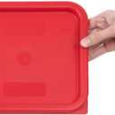Cambro Medium Polyethylene Square Lids, fits 6 and 8 qt. containers, Pack of 6