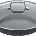 Le Creuset Essential Non-stick Ceramic Shallow Braiser with Glass Lid, 3.9 qt.