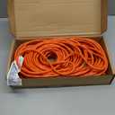 Amazon Basics 100 foot 3-Prong Vinyl Indoor/Outdoor Extension Cord - 10 Amps, 1250 Watts, 125 VAC - Orange