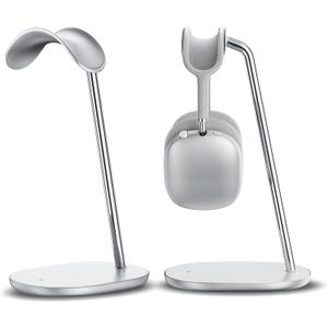 BENKS Headphone Stand for AirPods Max, Beats, Bose, Sony, Senheiser - Desktop Headset Holder, Gaming Accessories, Desk Earphone Stand (White)
