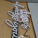 Large 36" Neon Sign 'it was always you' Neon Night with Dimmable Wall Decor for Bedroom Living Room Bar Party Club Wedding Girls Birthday Wall Light Decor Reusable Warm White