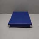 SnapNStore CD Storage Box  Pack of 1/2  Durable Disc Holder with Lid to Store for Discs (2 Pack  Doublewide CD, Classic Blue)