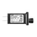 Transformer 30V LED Controller Class 2 Power Supply, IP44 Waterproof Low Voltage Transformer US Plug Compatible with Christmas Light, String Light Indoor Outdoor Use