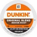 Dunkin' Original Blend Medium Roast Coffee, 128 Keurig K-Cup Pods (EXP 12/20/26)