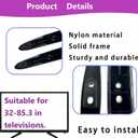 TV Stand for Hisense TV Legs, for Hisense 40" 43" 49" 50" 55" 65" TV Stand with Screws Set