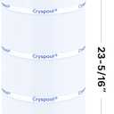 Cryspool 08055 Filter Compatible with C1200, CX1200RE, Clearwater II 125, PA120, C-8412, FC-1293, 817-0125N, 120 Sq. Ft Pool Filter Cartridge, 2 Pack