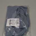 RYB HOME Swag Valances for Living Room, Linen Blend Curtains Semi Sheer Window Toppers, Airy Soft Breathable for Home Decoration, Farmhouse, Kitchen, Cafe, Width 36 x Length 36, Stone Blue, 2 Panels