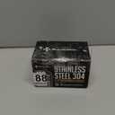 #10x2-1/2 Stainless Steel Deck Screws, 304 Grade, 100 PCS, T25 Star Drive Bit, Ideal for Outdoor Wood Projects, Fences, Benches, Picnic Tables, and Decks, Bulk Box