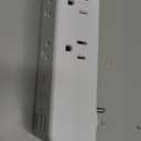 Surge Protector Outlet Extender - with Rotating Plug, 6 AC Multi Plug Outlet with 4 USB Ports (2 USB C), 1800J Wall Charger, 3-Sided Power Strip with Spaced Outlet Splitter for Home, Office, Travel (White)