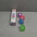 2pack Stress Cube Squishy Stress Balls for Kids Ice Cubes Squishy for Adults Fidget Toy for Your Best Mellow and Chill Square Shape with Filling in Pink Blue for All Age (2 Pcs)