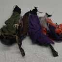 JOYIN 4 Pcs 19.6 Hanging Witch Halloween Decorations Outdoor Indoor Flying Haunted House Scary Decor for Lawn Garden Yard