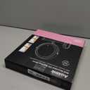 Auxmir 1X/30X Wall Mounted Lighted Makeup Mirror, 8" 3200 mAh Rechargeable Double-Sided Magnifying Mirror, Touch Dimmable 3 Color Lights, 360 Rotating Foldable 14.5" Extension Arm, Brushed Nickel