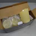 5plots Rechargeable Flameless Candles, Battery Operated LED Candles, Electric Candles with Remote and Timers, Wax-Like Plastic, Ivory, 3Pack, 3" x 4"5" 6", for Home Decor