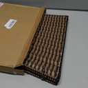 SUNNYPARK Christmas Tree Collar, Handmade Artificial Rattan Wicker Christmas Stand Tree Collar Basket Base Cover for Holiday Decoration-Square Brown