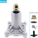 Lawn Mower Spindle Assembly Application for AYP 187292 Dixon 532192870 Husqvarna 532192870 532187292 532187281 539112057 587125401 587820301 Ariens 21546238 by 4 Tapped Bolts Zerk