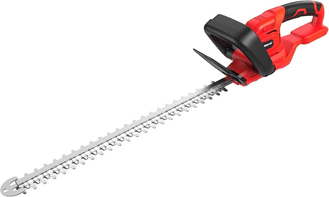 22" Cordless Hedge Trimmer for Milwaukee M18 Battery (Tool Only), 4.2Lbs Lightweight Bush Trimmer with Dual-Action Blade & Reduced Vibration, 3/5" Cut Capacity Shrub Clippers for Yard
