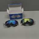 VegoVia Adult Swim Goggles 2 Pack, Anti-Fog 180 Wide View UV Protection Pool Swimming Goggles for Adult Youth Men Women