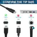 Universal 65W USB Type C Port Charger Adapter, for Lenovo Thinkpad/Yoga, Dell, Chromebook 3100, Latitude 5420, Acer, Google Series Type C Fast Charging Power