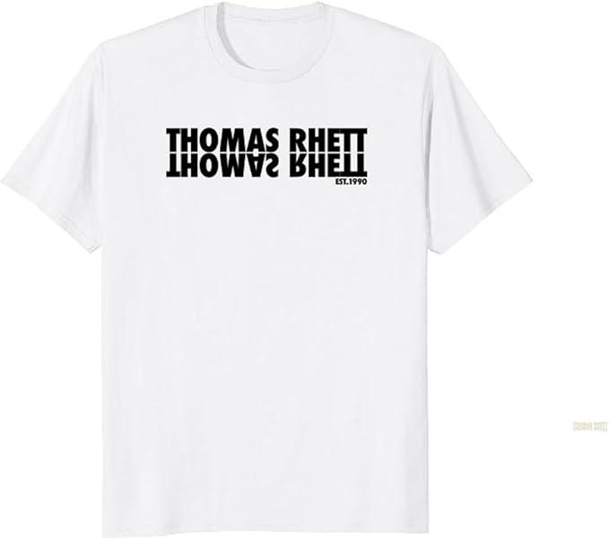 Thomas Rhett Unisex's Standard Official Merch Est. 1990 Tee White M