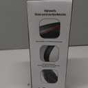 Car Steering Wheel Cover, Anti-Slip, Safety, Soft, Breathable, Heavy Duty, Thick, Full Surround, Sports Style (Black with Red line)