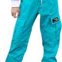 SANGTREE Girls & Womens Drawstring Cargo Jogger Pants
 Size 150