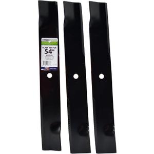 Maxpower 561133B 3 Set for 54 in. Cut Hustler Mowers Replaces OEM #'s 601124, 797696, Spartan 438-0001-00