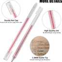 SMOOTHERPRO Glitter Gel Pens 12 Colors, Vibrant, Sparkly Metallic Pens for Coloring, Journaling & Scrapbooking Colored Gel Pens for Adults