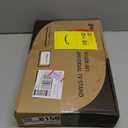 Universal Swivel TV /Table Top TV Stand for 19 to 43 inch TVs with 90 Degree Swivel, 4 Level Height Adjustable, Heavy Duty Tempered Glass Base, Holds up to 99LBS HT02B-001