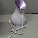 NanoSteamer Large 3-in-1 Nano Ionic Facial Steamer with Precise Temp Control - Humidifier - Unclogs Pores - Blackheads - Spa Quality - Bonus 5 Piece Stainless Steel Skin Kit (Lilac)