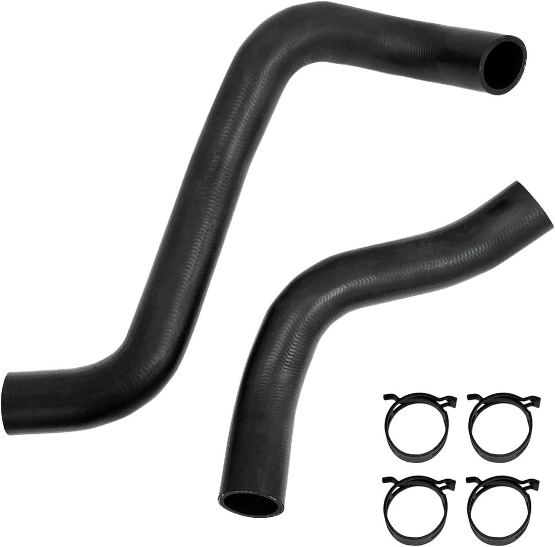 Upper and Lower Radiator Coolant Hose Set Fit for Toyota Tundra Sequoia 2007-2022 4.6L 5.7L V8 Inlet and Outlet Water Pipe, Replace 16571-0S010 16572-0S011 16572-0S010