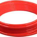 Pex-A Tubing 1/2 Inch x 100 Ft Tube Coil, Non-Barrier Pipe for Potable Water, 1/2" Flexible Water Tubing for Plumbing, Red