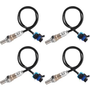 4Pcs Upstream and Downstream Oxygen O2 Sensor for 12-17 Enclave,13-18 XTS,12-16 Caprice,15-16 Colorado,14-18 Impala,12-17 Traverse,12-16 Acadia,15-16 Canyon 3.6L.OE#234-4566 234-4565