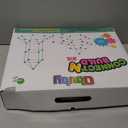 Kids Fort Building Kit 120 Pieces Construction STEM Toys for 3 4 5 6 7 8 9 10 11 12 Years Old Boys and Girls Ultimate Forts Builder Gift Build DIY Educational Learning Toy for Indoor & Outdoor (Blue+green)